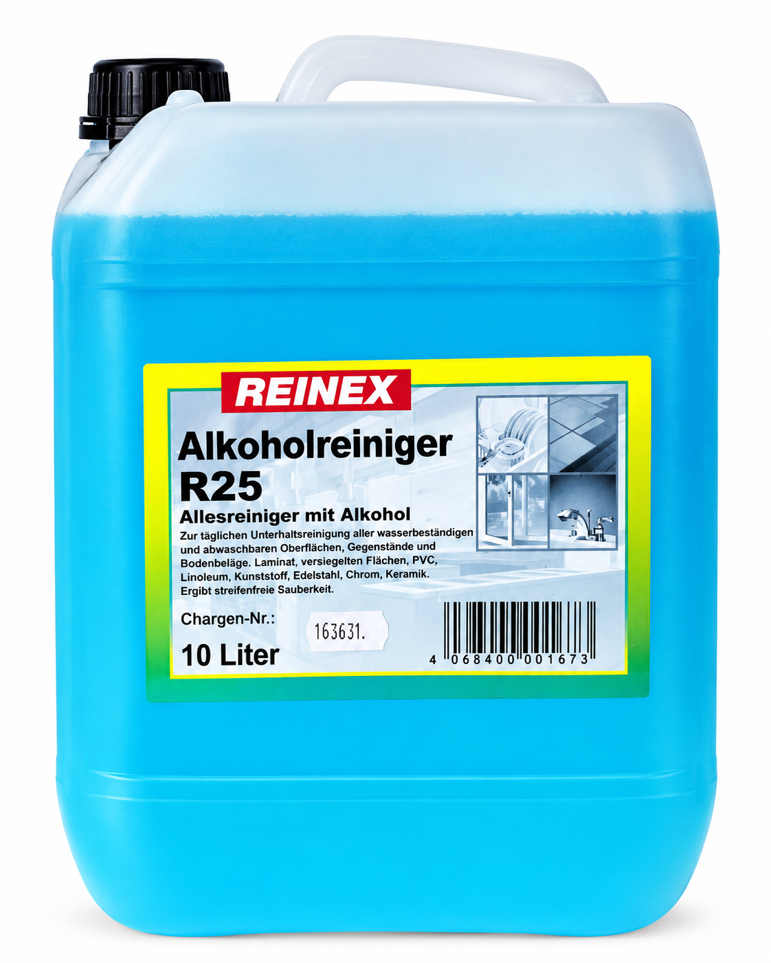 REINEX R25 Alkoholreiniger Oberflächenreiniger, 10 Liter