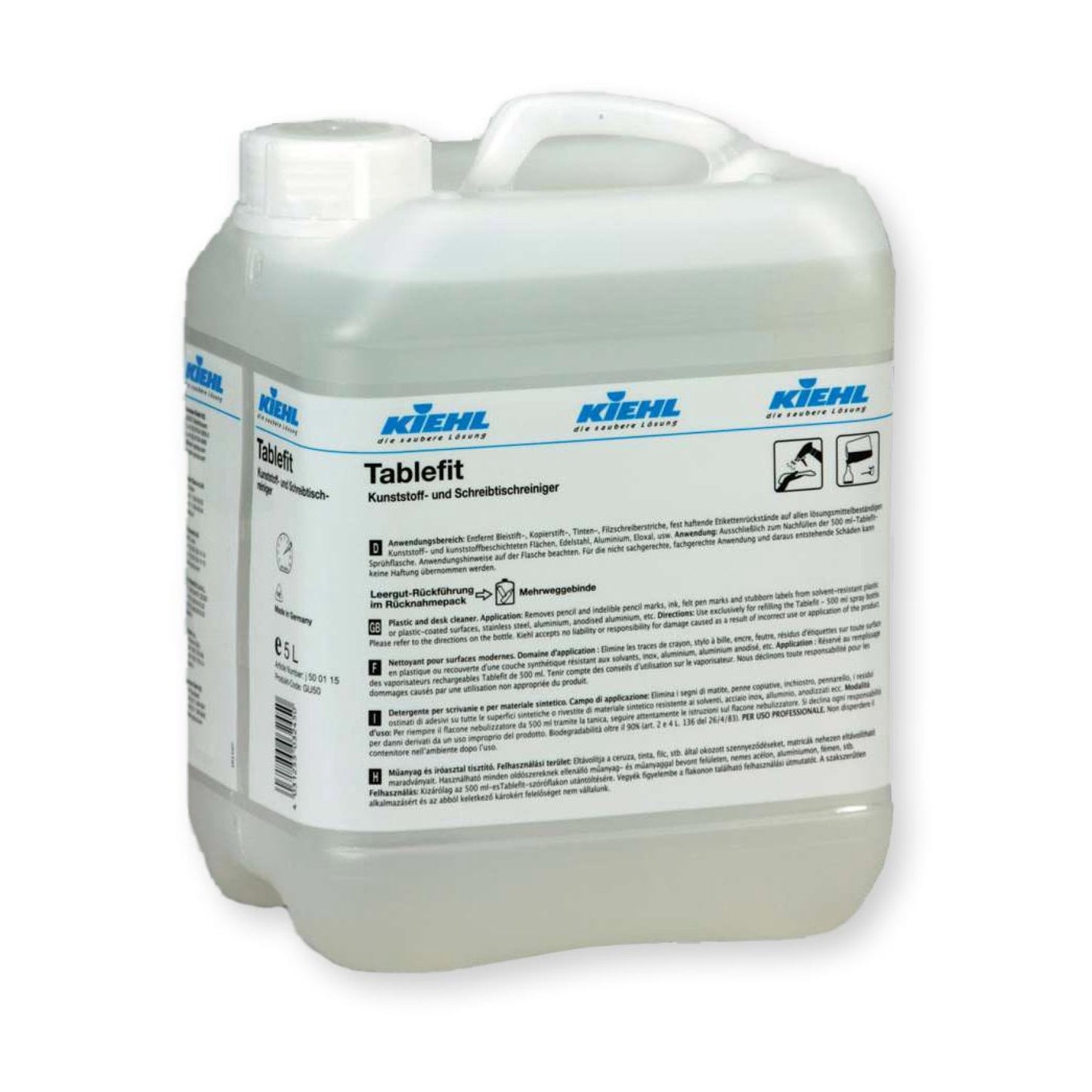 Kiehl Tablefit Kunststoff- und Schreibtischreiniger 5 L
