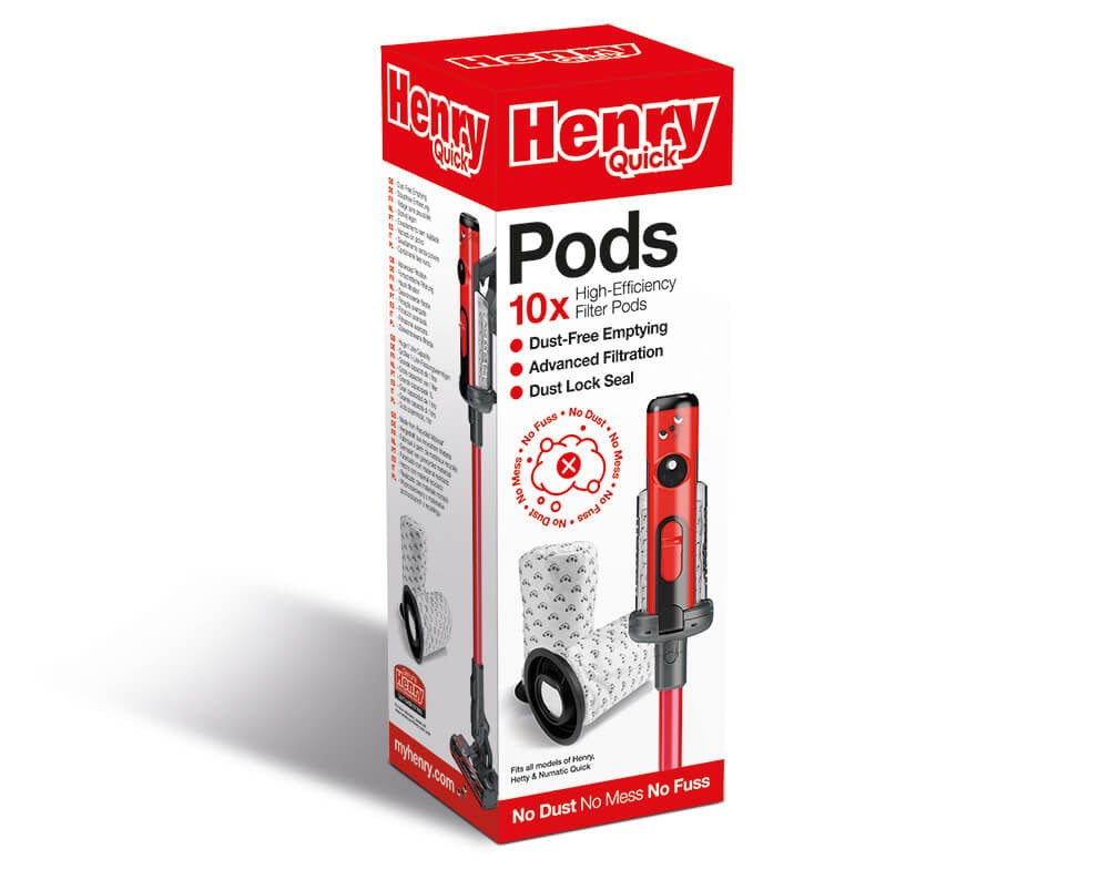 Numatic Henry Quick Staubsauger Pods
