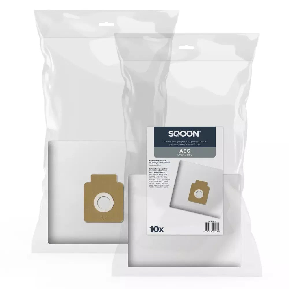 SQOON® Staubsaugerbeutel passend für AEG gr.51 Smart 4 Serie
