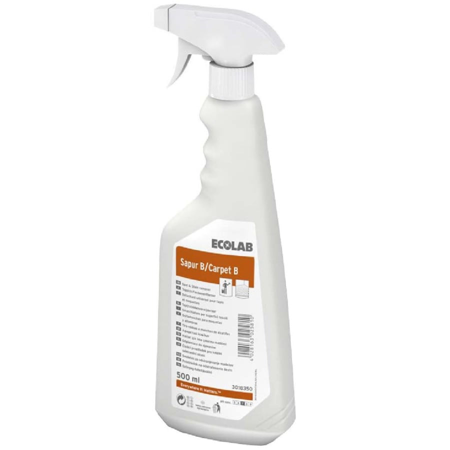 ECOLAB Carpet B Teppich Fleckenentferner - 500 ml - Sprühflasche