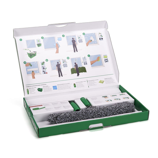 UNGER ErgoTec 2-in-1 Starter Set - Glasreinigung AK011A