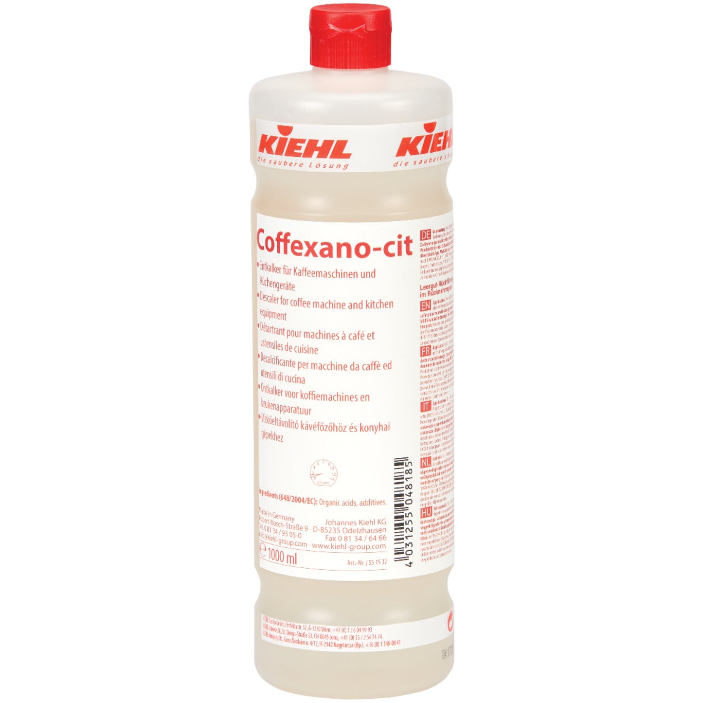 Kiehl Coffexano-cit Entkalker für Kaffeemaschinen und Küchengeräte 1000 ml