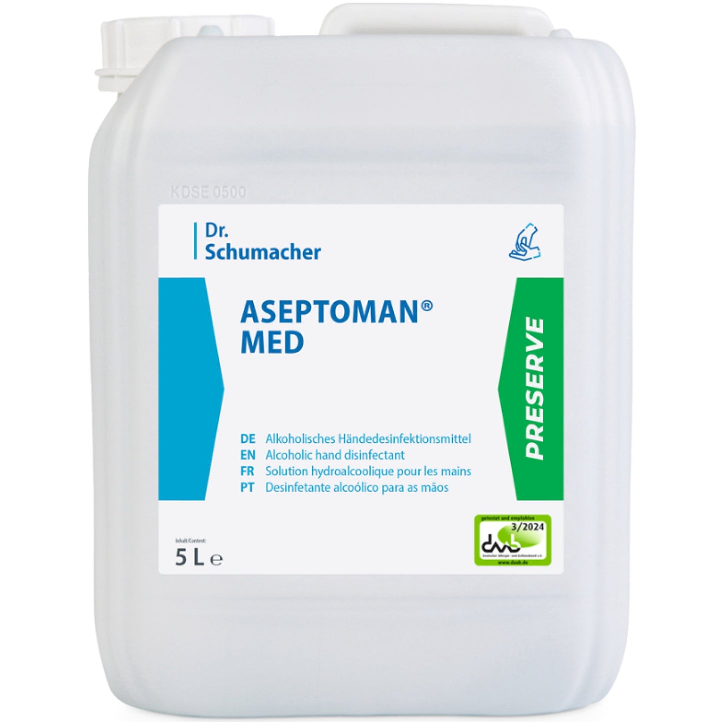 Dr. Schumacher ASEPTOMAN® MED – Haut- & Händedesinfektion