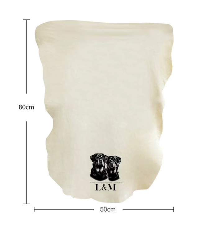 L&M Pro Leather Fensterleder aus Chamois-Leder 50x80cm