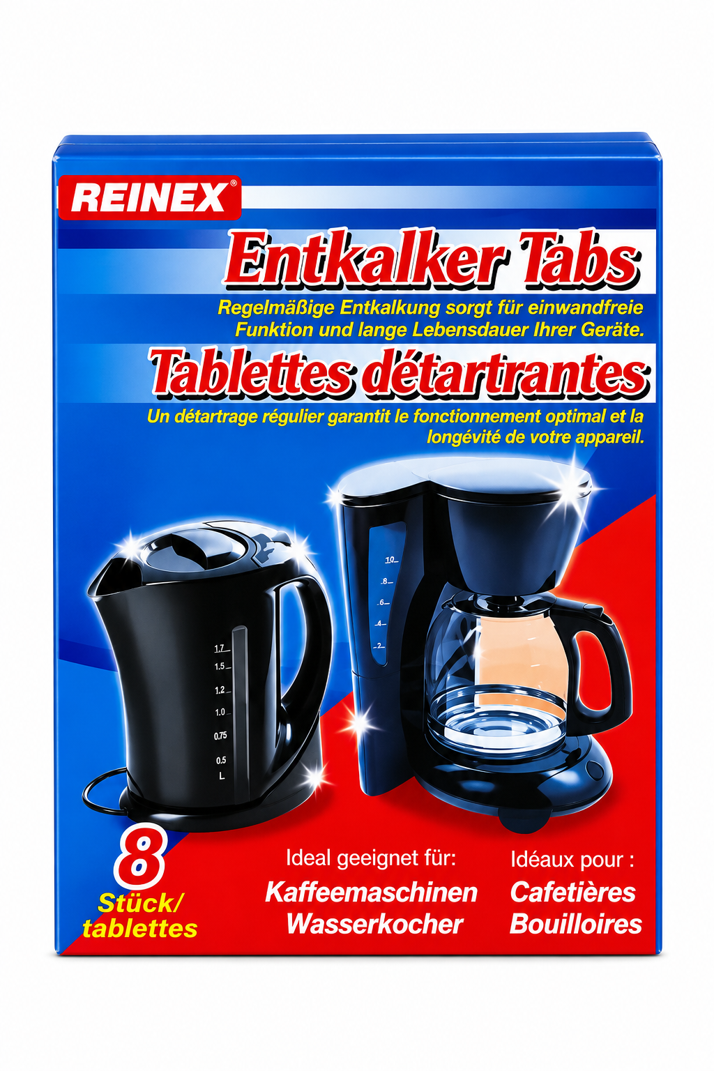 REINEX Entkalker Tabs 8 Stck., 16 g