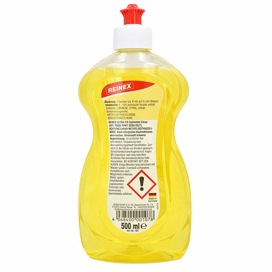 Reinex Ultra-Fix Spülmittel, Citrus – 500 ml