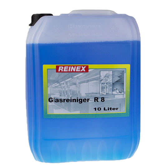 Reinex R8 Glasrein Scheibenreiniger, mit Alkohol – 10 Liter