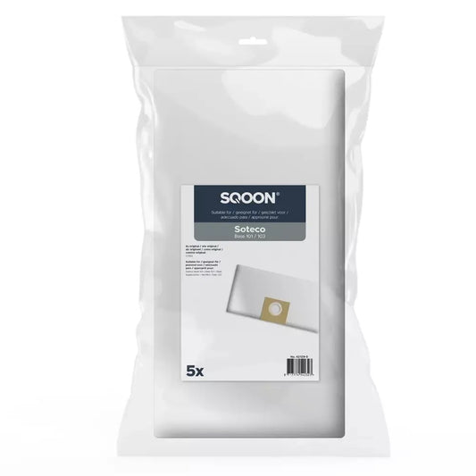 SQOON Staubsaugerbeutel passend für Soteco 07882