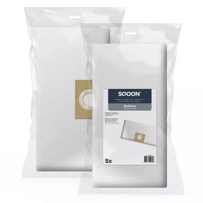 SQOON Staubsaugerbeutel passend für Soteco 07882