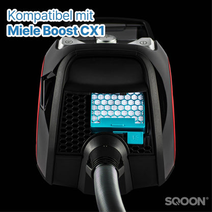 SQOON® Filter-Set für Miele Boost CX1 Motorfilter + CX-FSF Feinstaubfilter