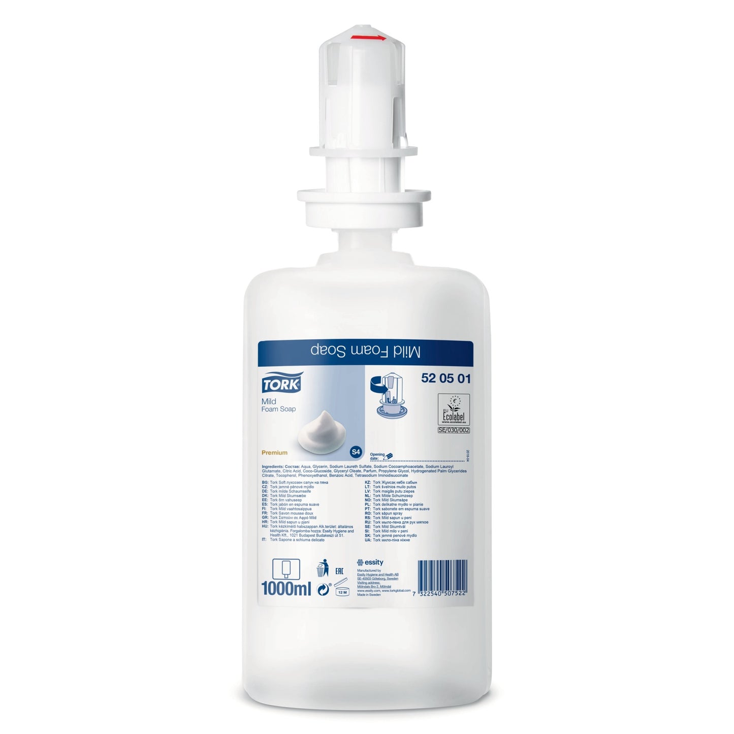 Tork S4 Mild Premium Schaumseife 1000 ml, Handseife