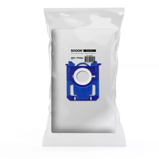 SQOON® Staubsaugerbeutel passend für Philips Standardbeutel 3-D