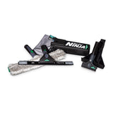 UNGER ErgoTec® Ninja Complete Kit Glasreinigungs-Set, 6-teilig