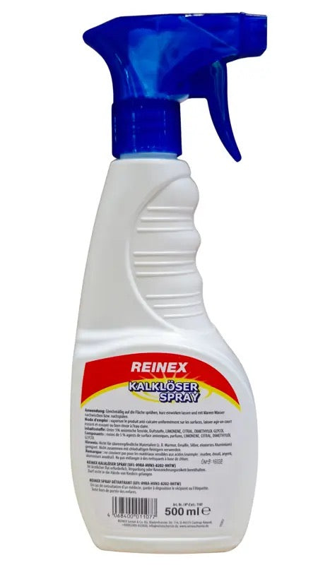 REINEX Kalklöser Spray mit Sprühpistole - 500ml