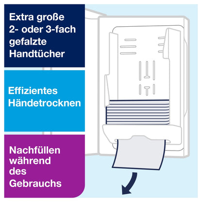 Tork Handtuchspender Xpress, H2 kompatibel, Multifold