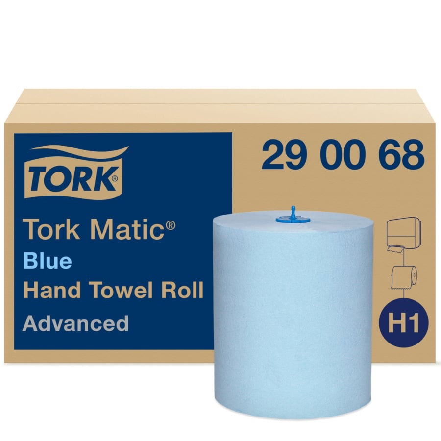Tork Handtuchrollen Matic® Kompatibel für H1, Blau, 21cm x 150m