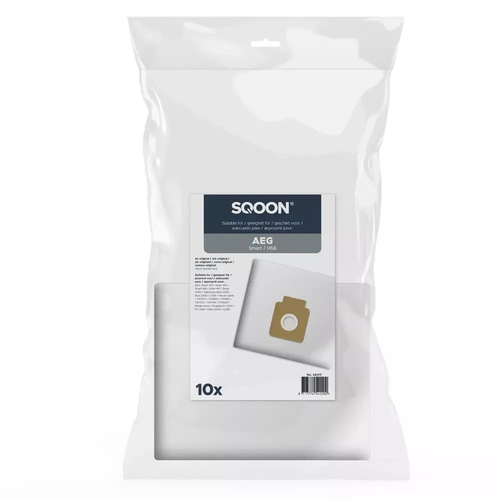 SQOON® Staubsaugerbeutel passend für AEG gr.51 Smart 4 Serie