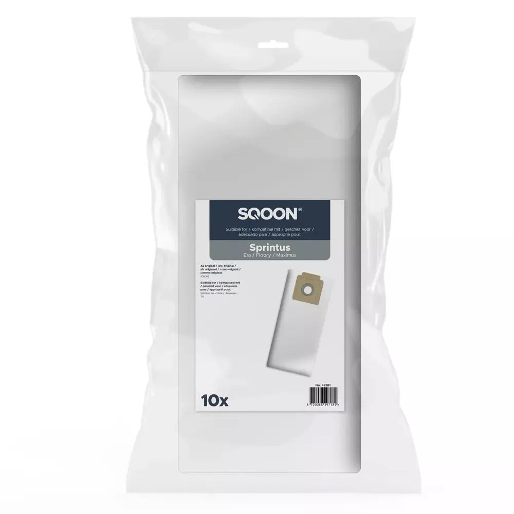 SQOON Staubsaugerbeutel, passend für Sprintus Era / Maximus / T11 / Floory