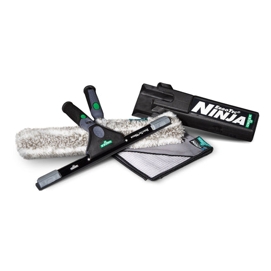 UNGER ErgoTec Ninja 4-in-1 Set Advanced , Glasreinigung AKN12