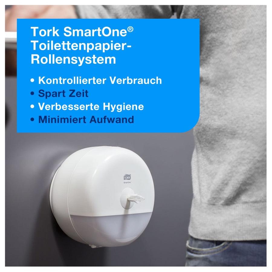 Tork Toilettenpapierspender SmartOne, T8 kompatibel, Einzelblatt