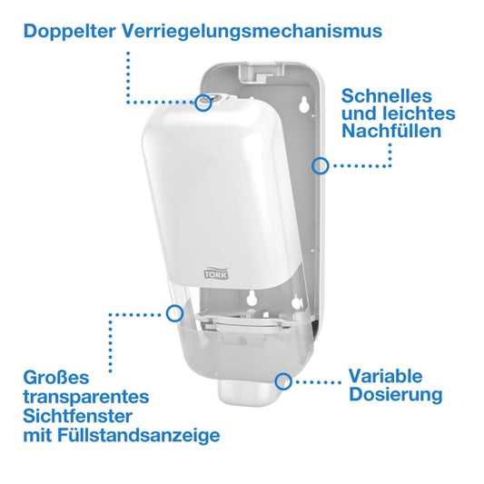 Tork Seifen- und Desinfektionsmittelspender Elevation, S4