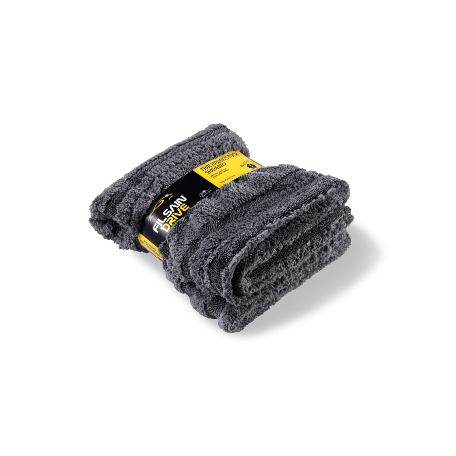 Filsain Drive Mikrofasertuch Shinedry, grau, 80 x 50 cm