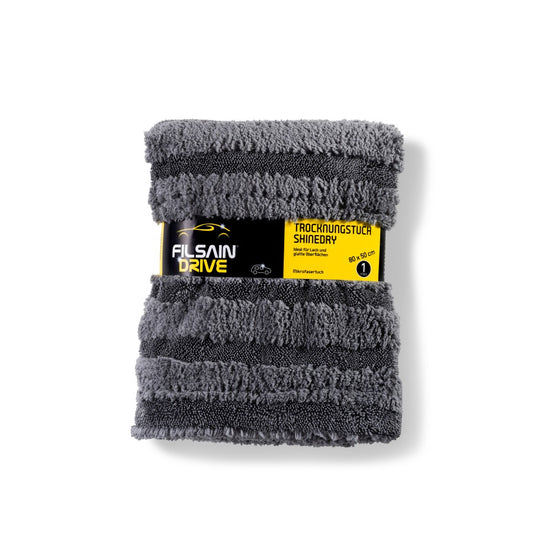 Filsain Drive Mikrofasertuch Shinedry, grau, 80 x 50 cm