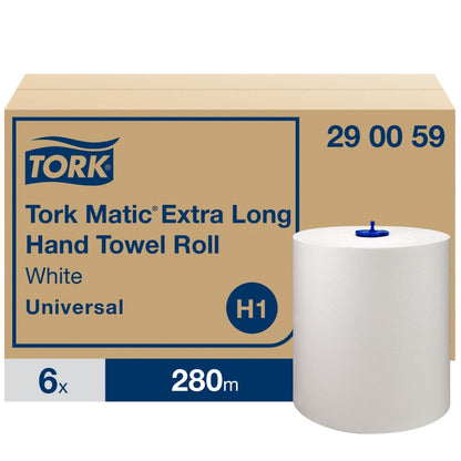 Tork Handtuchrollen Matic® Kompatibel für H1, weiß, 21cm x 280m