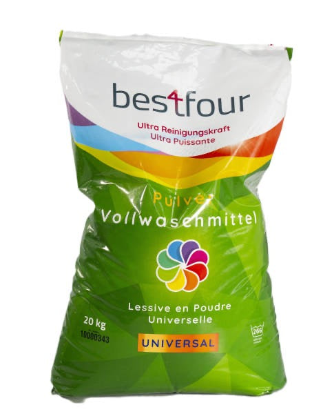 Bestfour Vollwaschmittel Universal - 10Kg, 133 Waschladungen