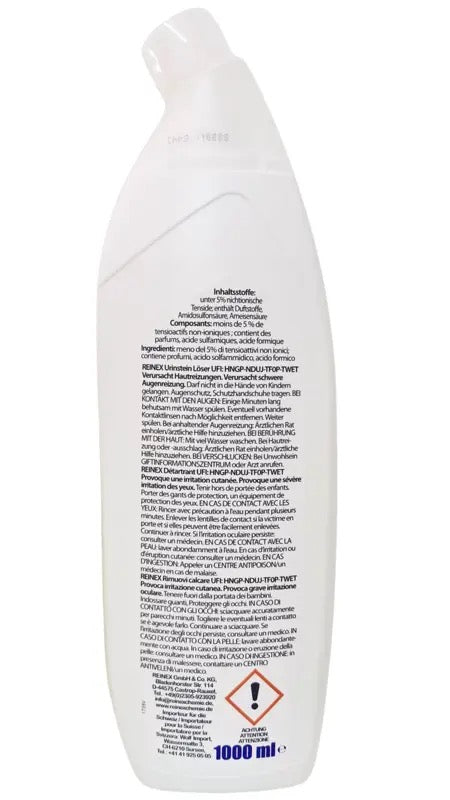 REINEX Urinstein Löser für Sanitäranlagen - 1000ml