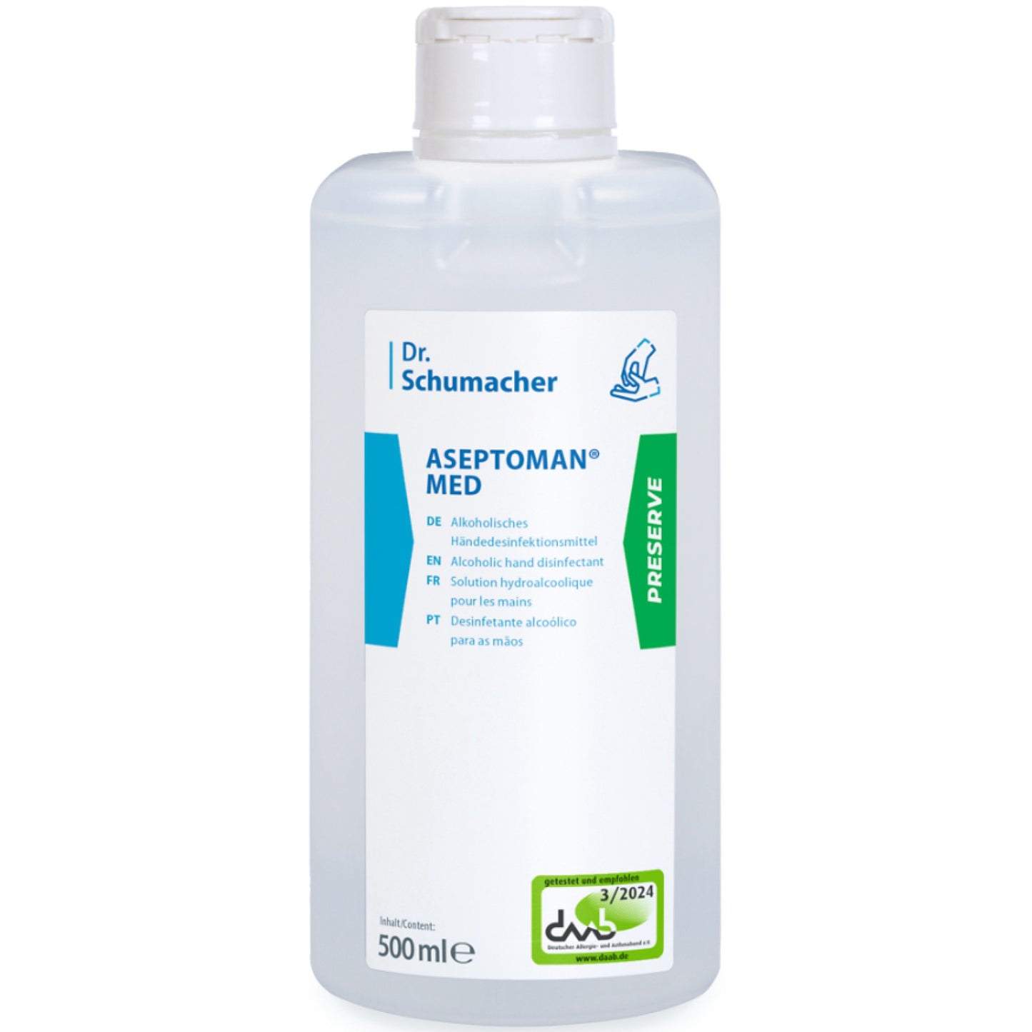 Dr. Schumacher ASEPTOMAN® MED – Haut- & Händedesinfektion