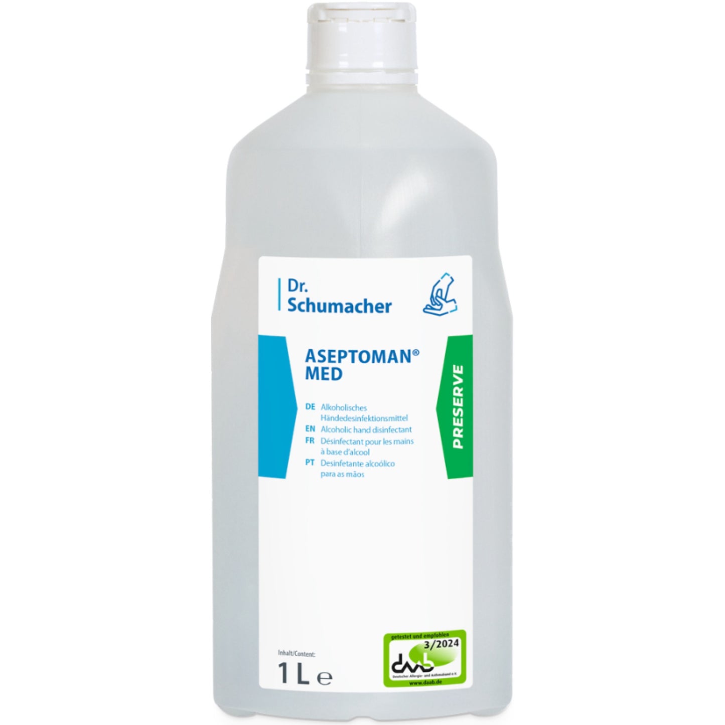 Dr. Schumacher ASEPTOMAN® MED – Haut- & Händedesinfektion