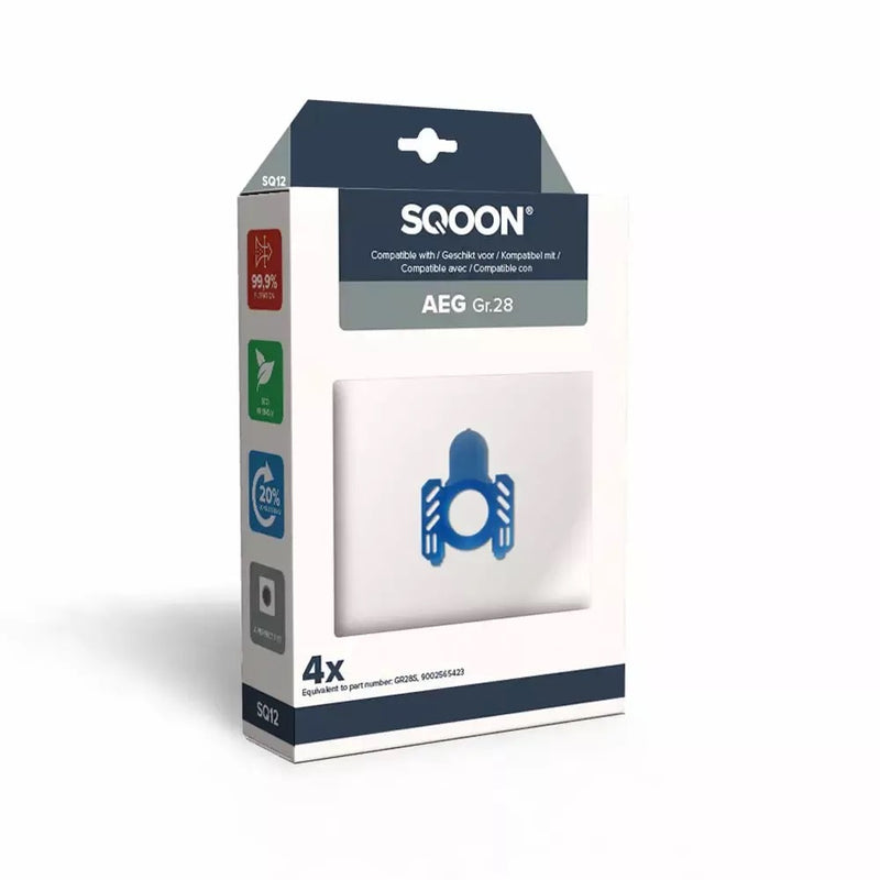 SQOON® Staubsaugerbeutel passend für AEG gr.28 5000 Serie
