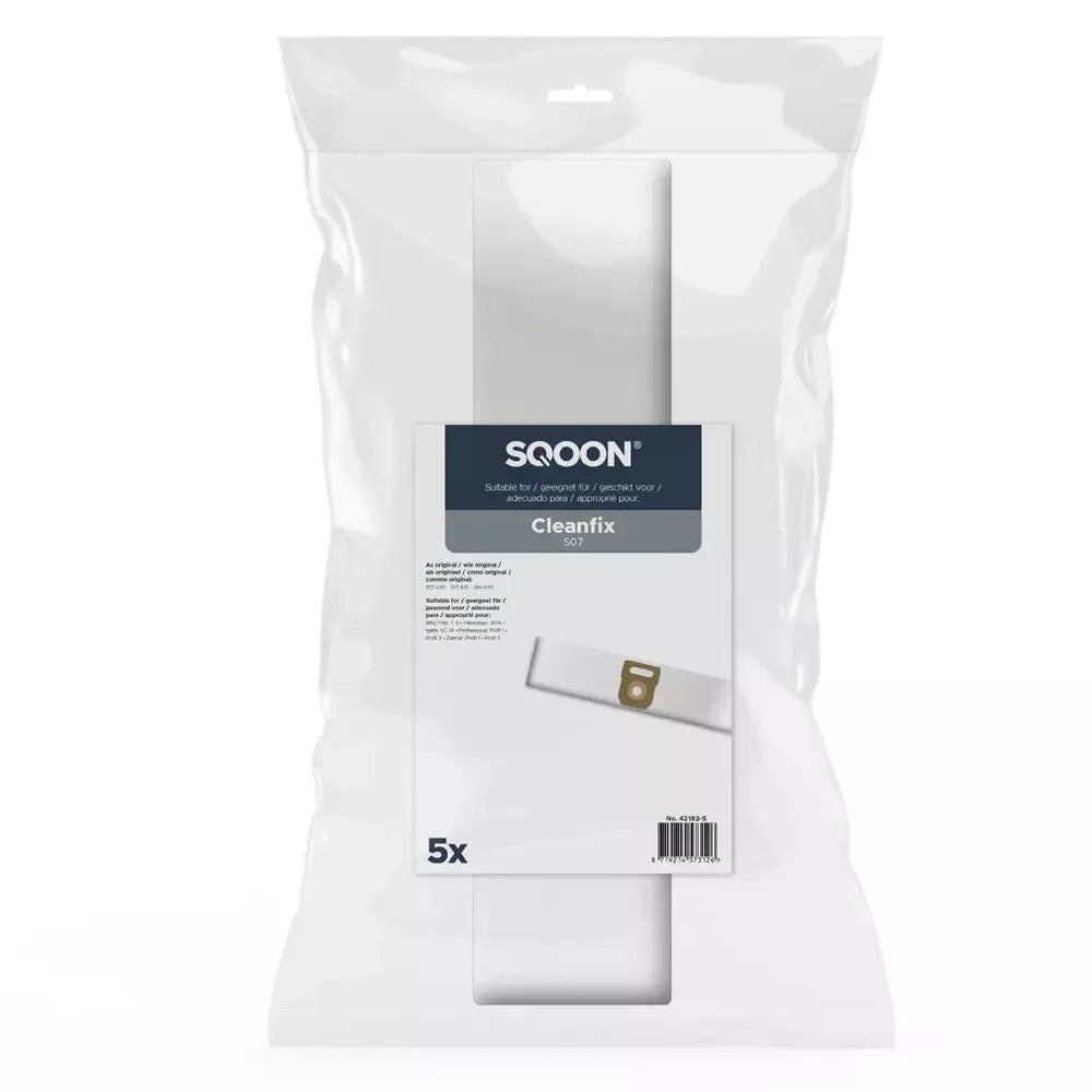 SQOON Staubsaugerbeutel passend für Cleanfix S07
