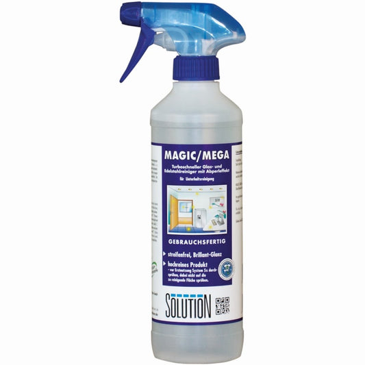 Solution MAGIC/MEGA Glas- und Edelstahlreiniger - 500 ml