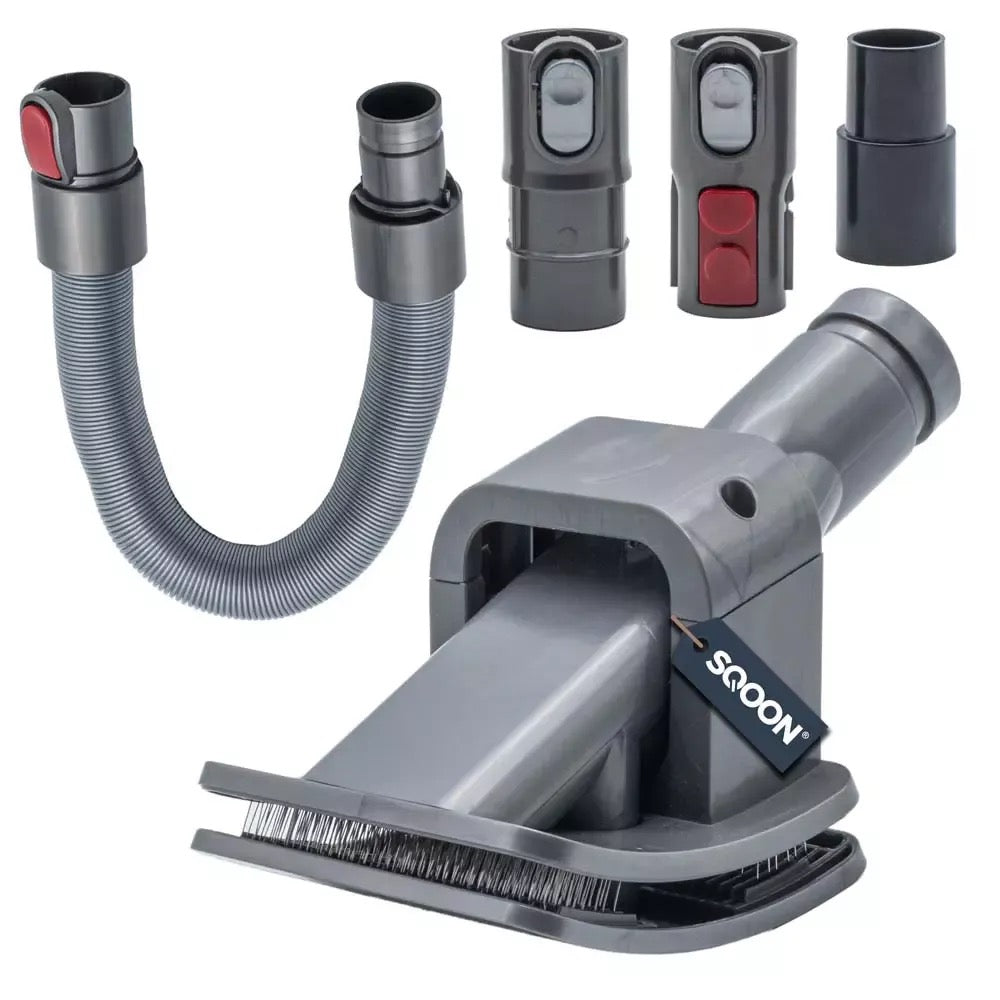 SQOON Bürstenset passend für Dyson V8 / V11 / V12 / V15s für Hundekatzenhaare 5-teilig