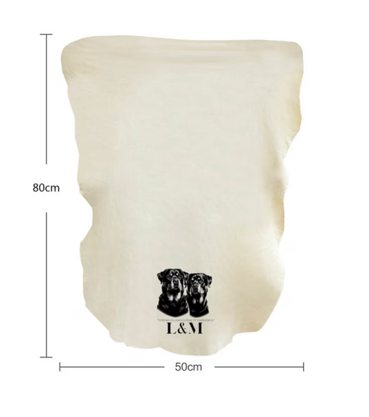 L&M Pro Leather Fensterleder aus Chamois-Leder 50x80cm