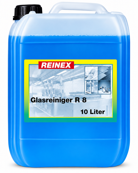 Reinex R8 Glasrein Scheibenreiniger, mit Alkohol – 10 Liter