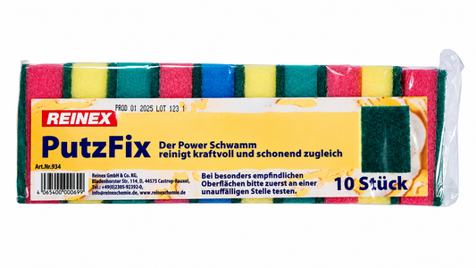 REINEX Scheuerschwamm Putzfix 10-er Stange