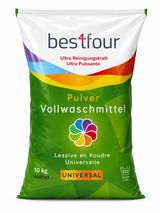 Bestfour Vollwaschmittel Universal - 10Kg, 133 Waschladungen