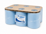 Matic cellulose hand towel rolls with plugs – 2-ply – Compatible with Tork H1 systems
