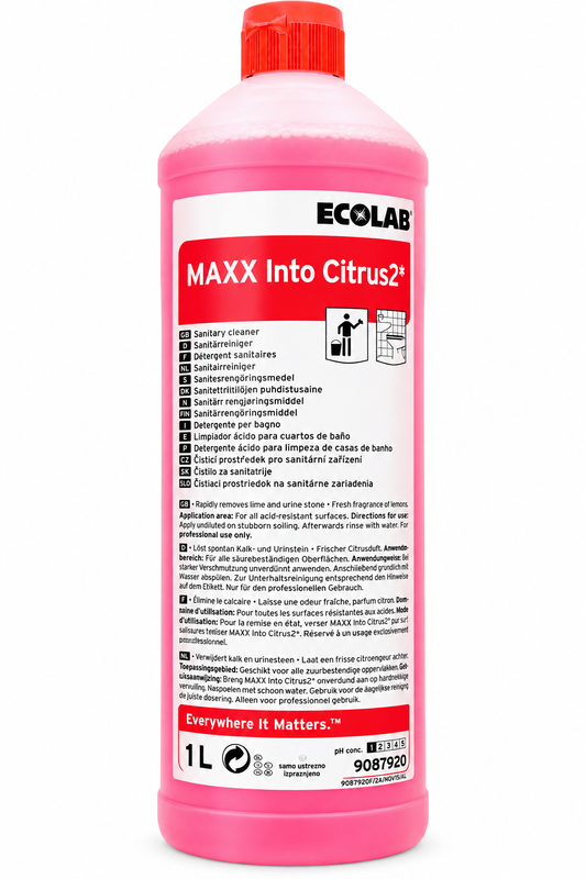 ECOLAB MAXX Into Citrus 2* Hochleistungs-Sanitärreinger