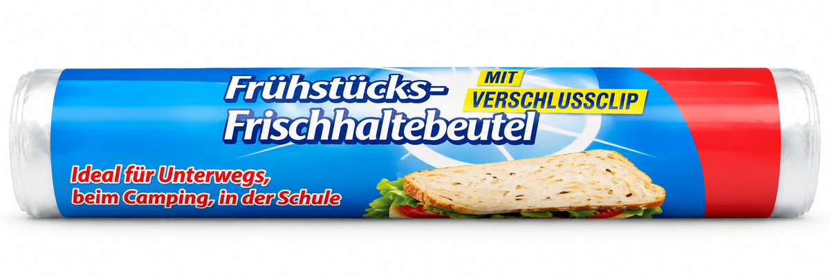 REINEX Frischhaltebeutel m. Verschlußclip, 100-er