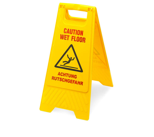 Warnschild Achtung Rutschgefahr, klappbar