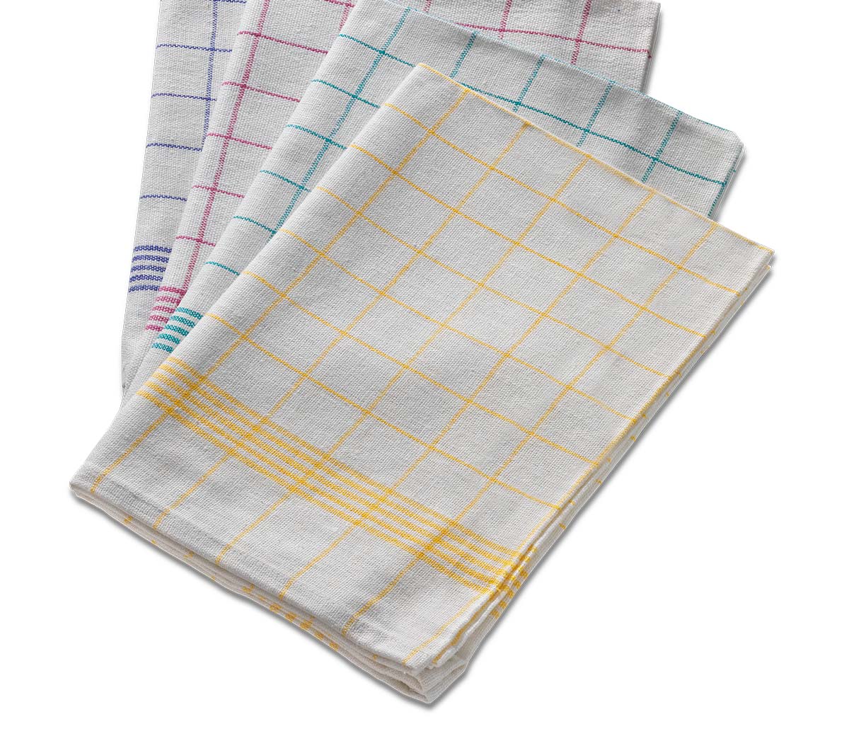 MOPPTEX Baumwoll-Leinen GESCHIRRTUCH 60 g, blau