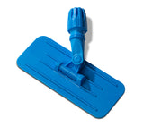 Coarse hand pad holder with handle socket