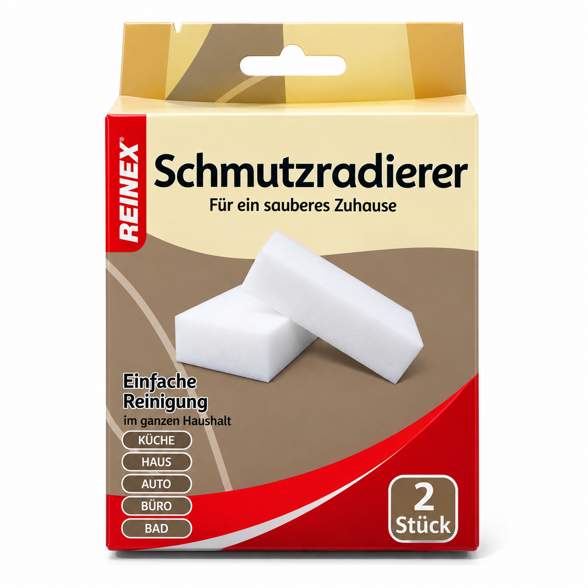 Reinex Schmutzradierschwamm, 2-teilig