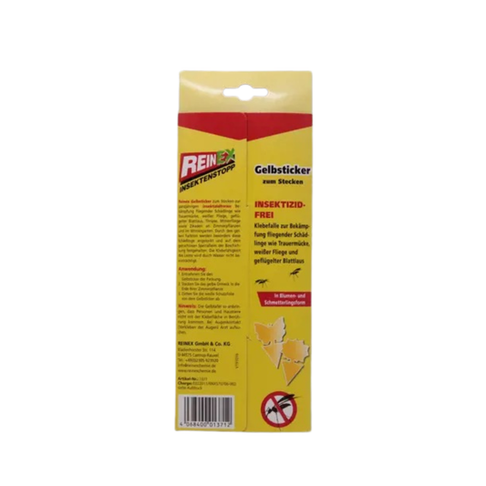REINEX INSEKTENSTOPP Gelb-Sticker