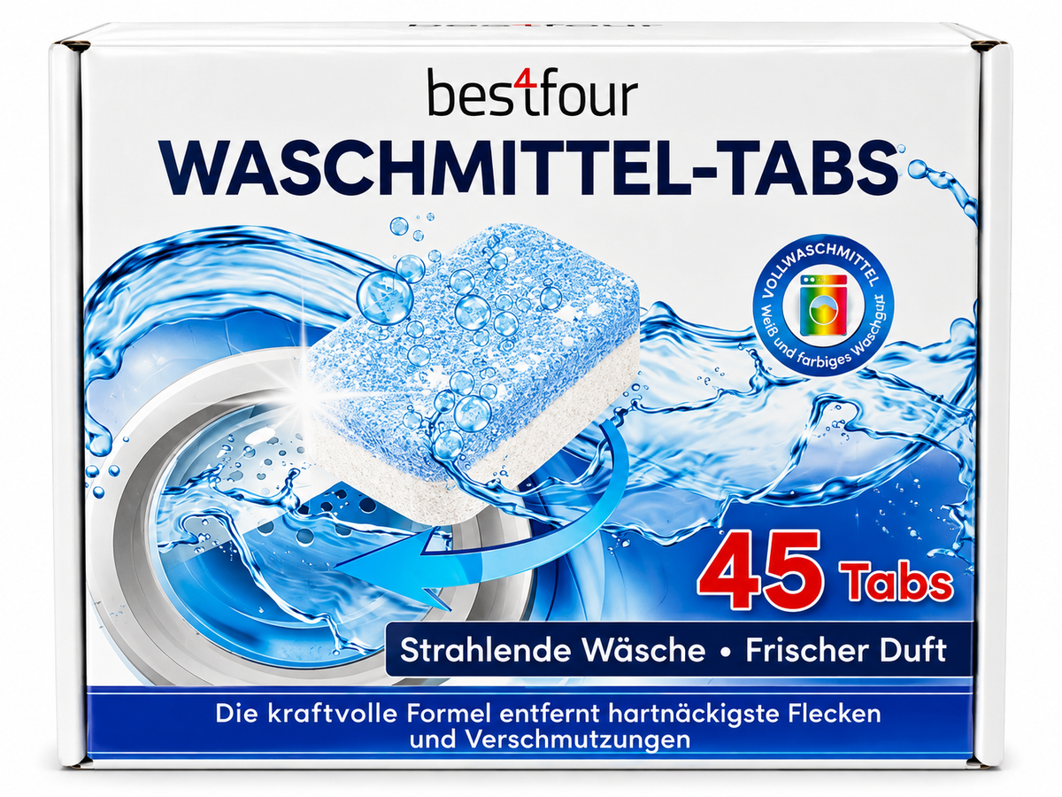 Bestfour Waschmitteltabs 45 x 25 g